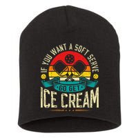 Pickleball Soft Serve Ice Cream Pickleball Player Short Acrylic Beanie
