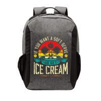 Pickleball Soft Serve Ice Cream Pickleball Player Vector Backpack