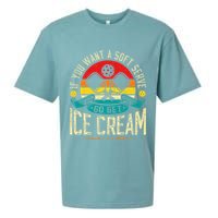 Pickleball Soft Serve Ice Cream Pickleball Player Sueded Cloud Jersey T-Shirt