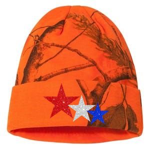 Patriotic Stars Sparkle Red White Blue American 4th Of July Kati Licensed 12" Camo Beanie