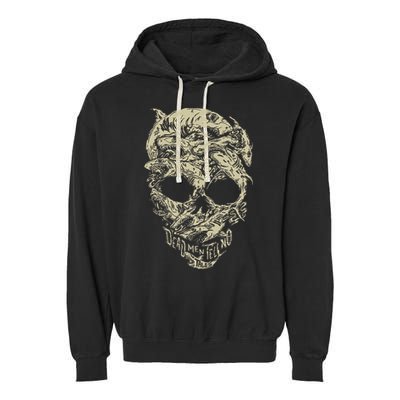 Pirates Shark Skull Garment-Dyed Fleece Hoodie