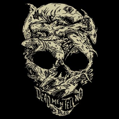 Pirates Shark Skull T-Shirt