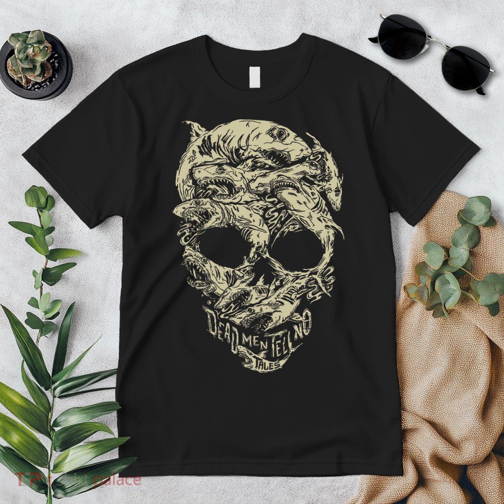 Pirates Shark Skull Premium T-Shirt