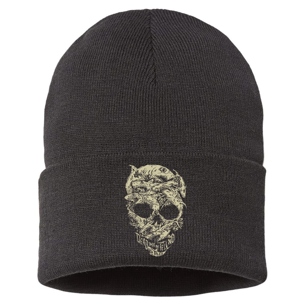 Pirates Shark Skull Sustainable Knit Beanie