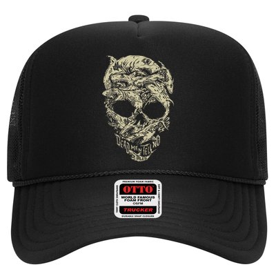 Pirates Shark Skull Trucker Hat