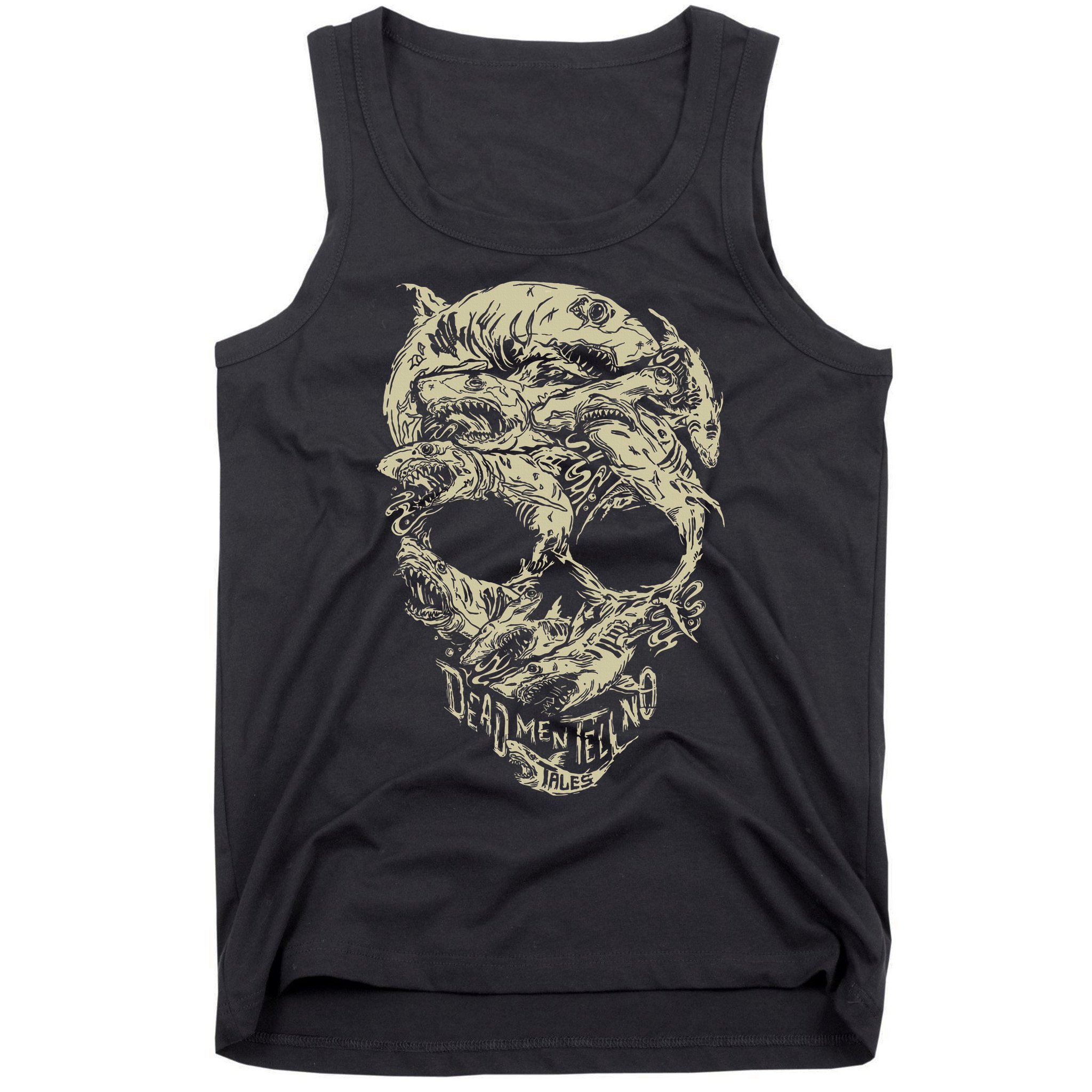 Pirates Shark Skull Tank Top