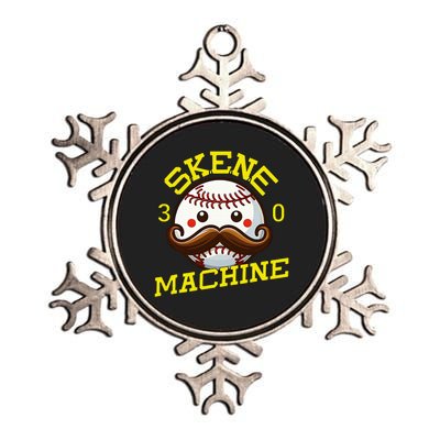 Paul Skenes Skene Machine Pittsburgh Baseball Metallic Star Ornament