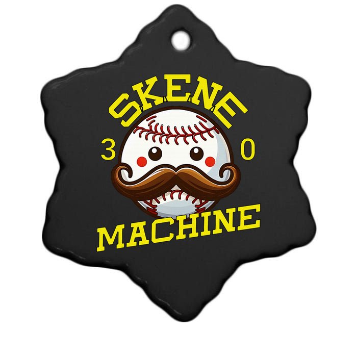 Paul Skenes Skene Machine Pittsburgh Baseball Ceramic Star Ornament