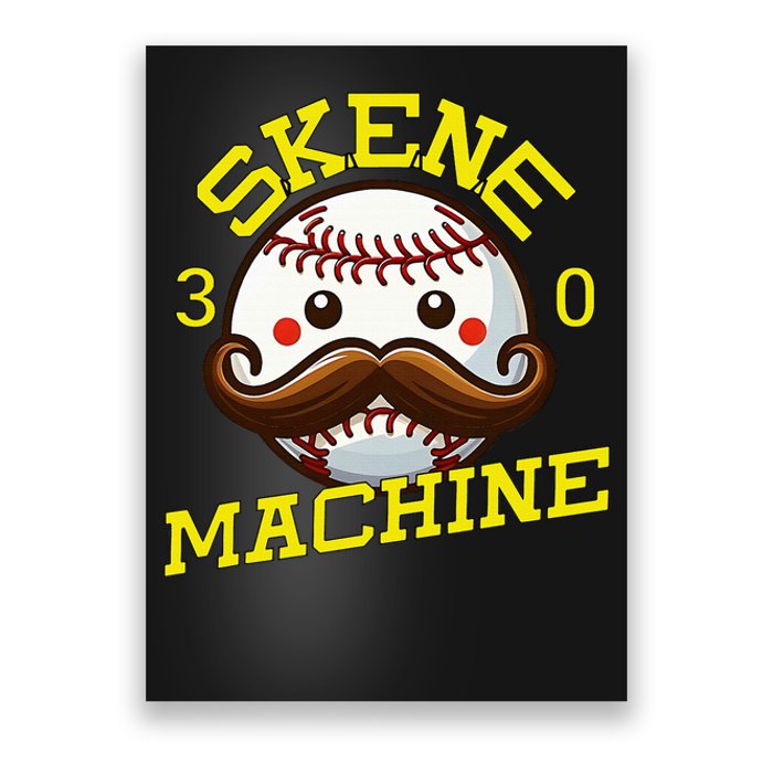 Paul Skenes Skene Machine Pittsburgh Baseball Poster