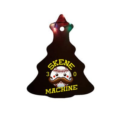 Paul Skenes Skene Machine Pittsburgh Baseball Ceramic Tree Ornament