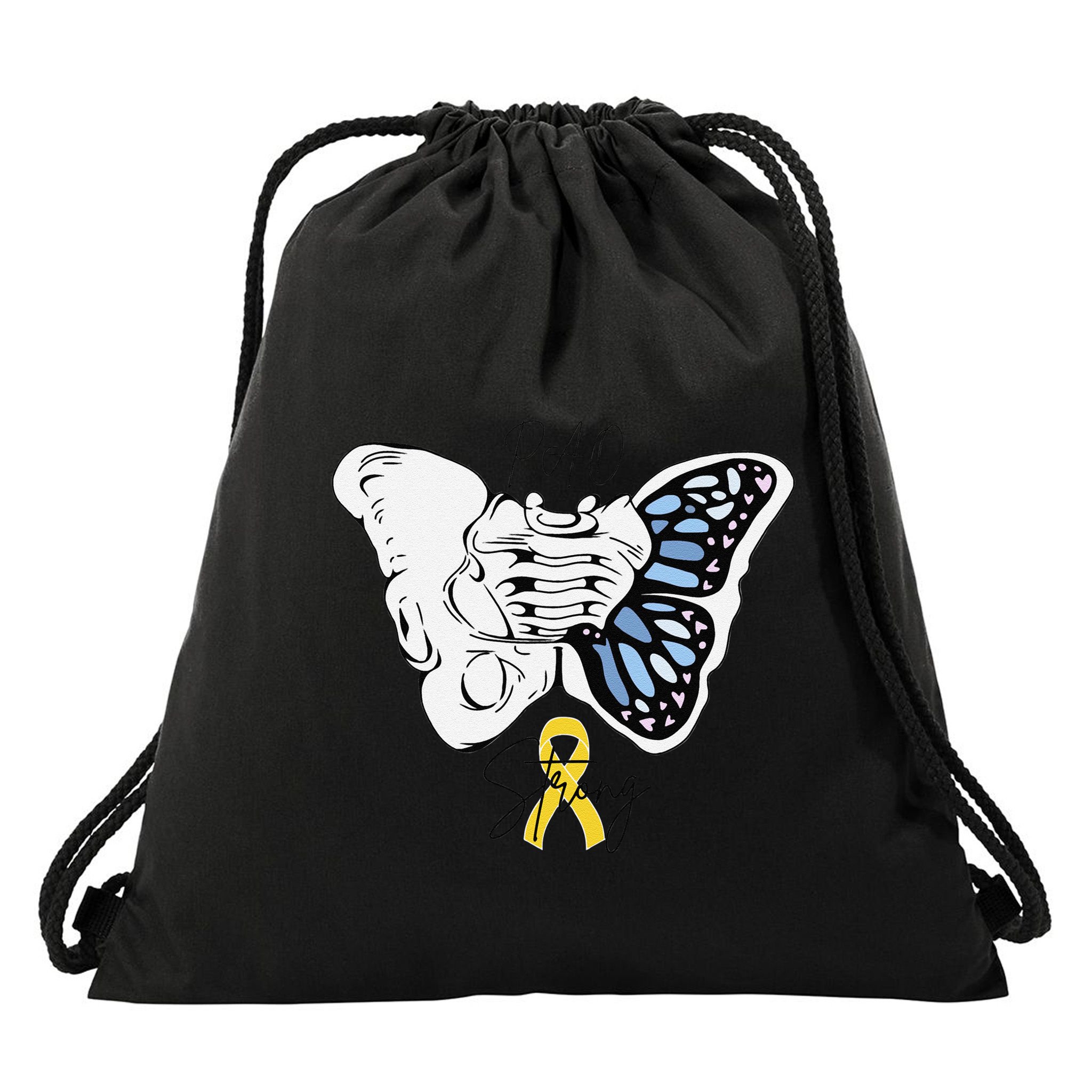 Pao Surgery Strong Hip Surgery Awareness Drawstring Bag