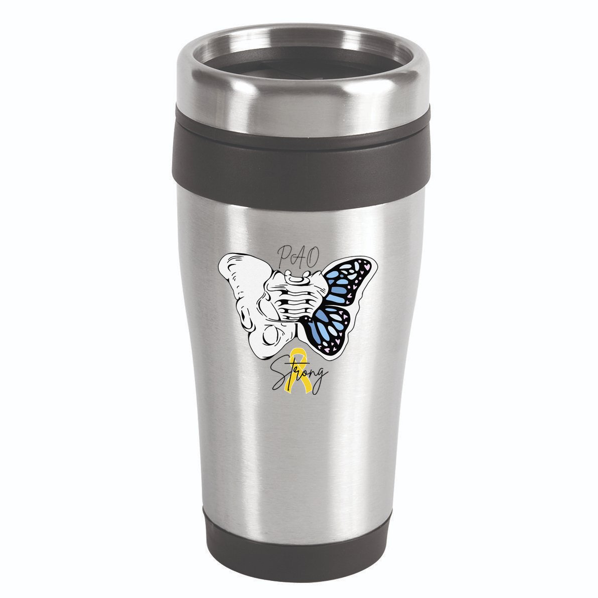 Pao Surgery Strong Hip Surgery Awareness 16oz Travel Tumbler