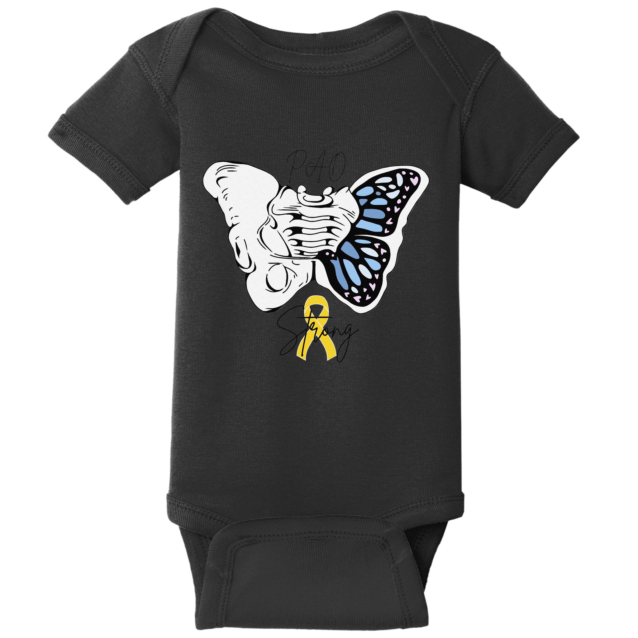 Pao Surgery Strong Hip Surgery Awareness Baby Bodysuit