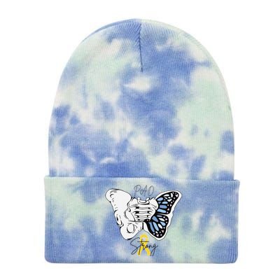 Pao Surgery Strong Hip Surgery Awareness Tie Dye 12in Knit Beanie