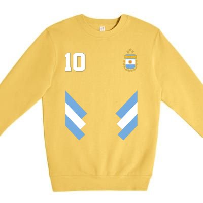 Pro Soccer Specialists Lionel #10 Argentina Jersey Soccer Premium Crewneck Sweatshirt