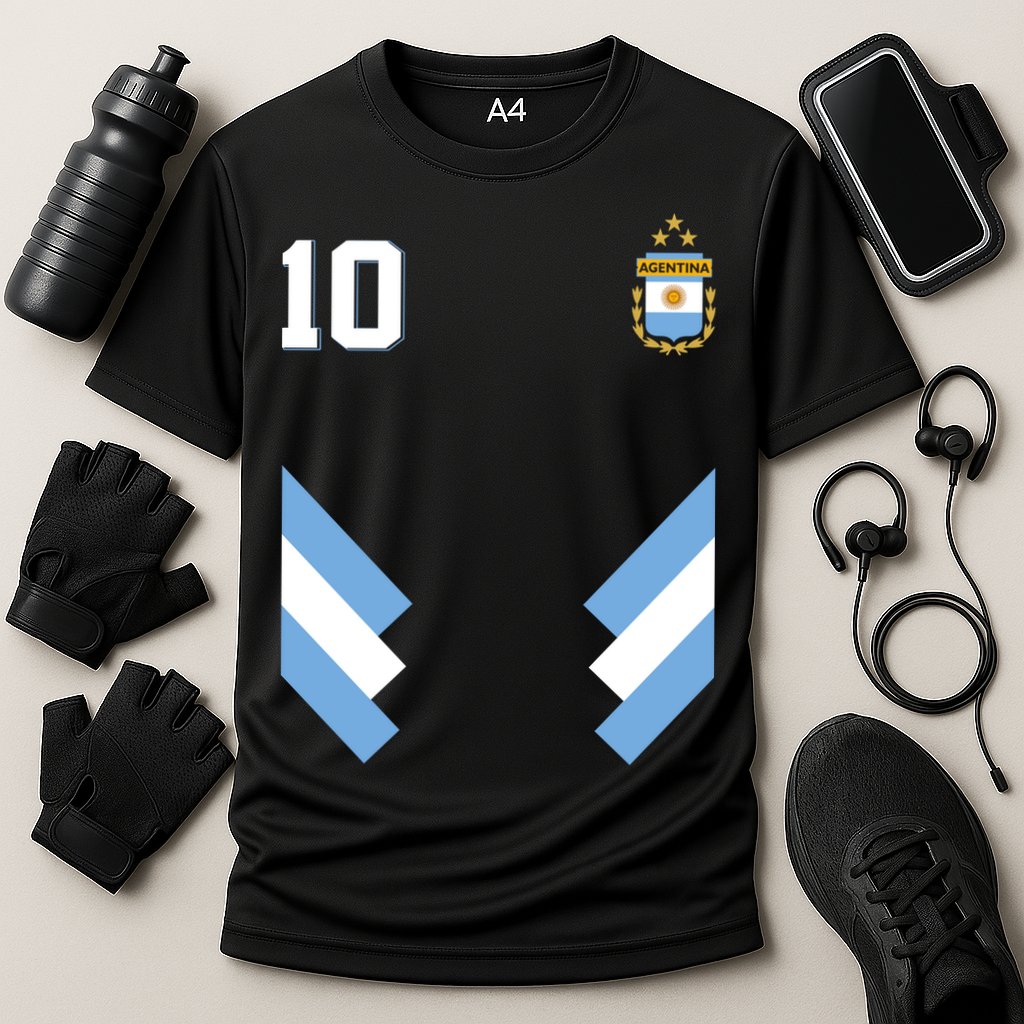 Pro Soccer Specialists Lionel #10 Argentina Jersey Soccer Cooling Performance Crew T-Shirt