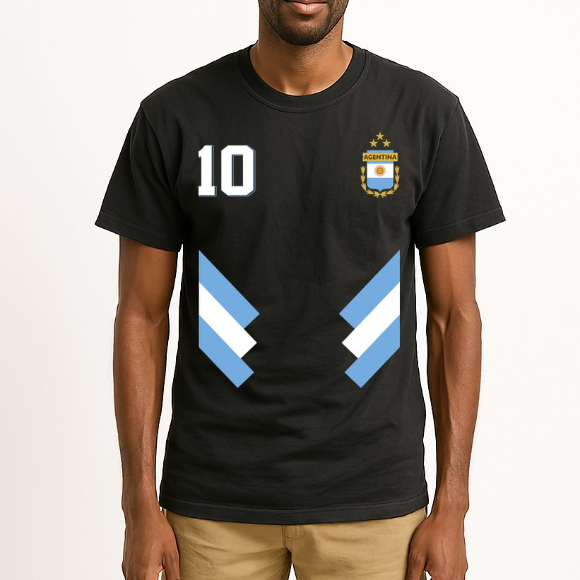 Pro Soccer Specialists Lionel #10 Argentina Jersey Soccer Tall T-Shirt