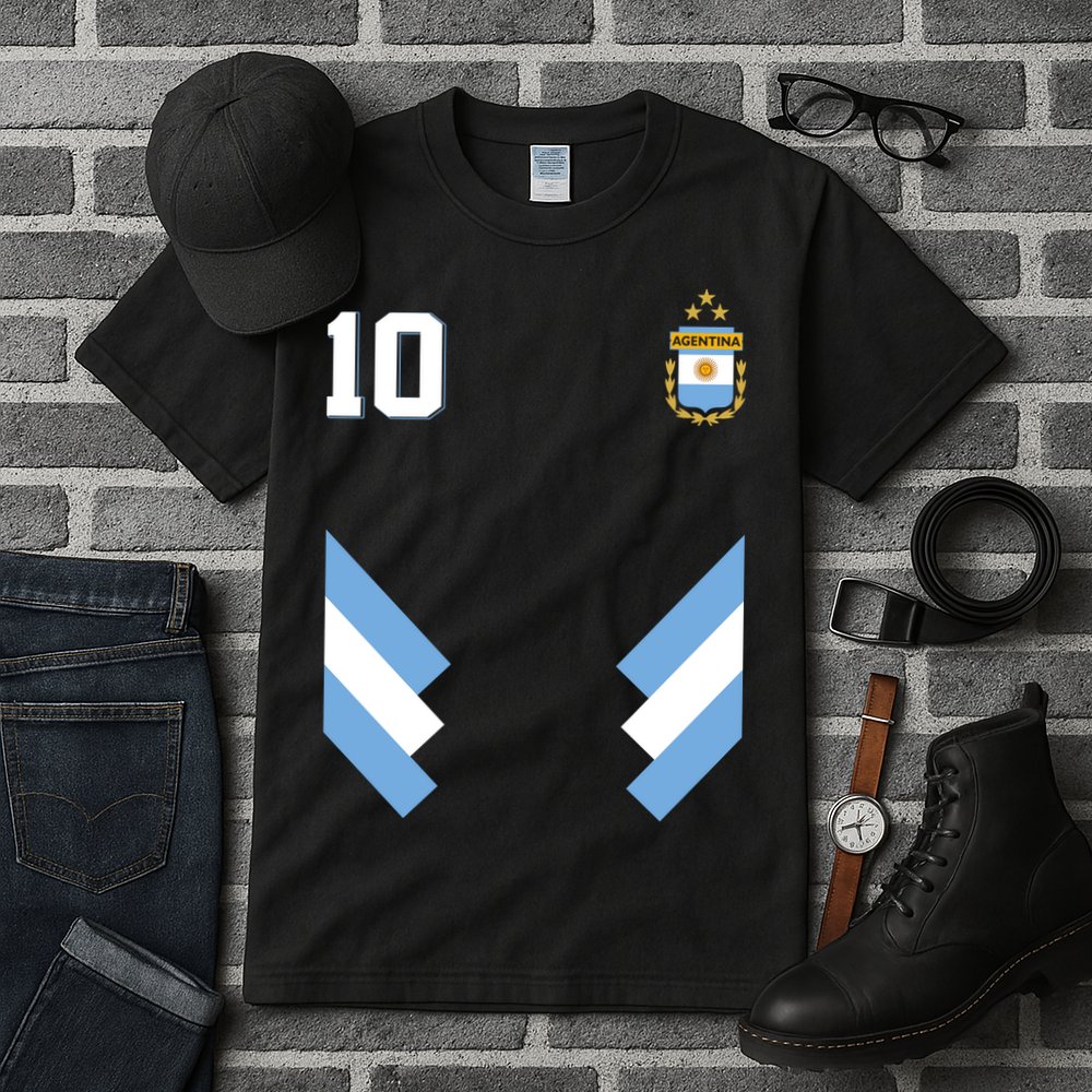 Pro Soccer Specialists Lionel #10 Argentina Jersey Soccer Tall T-Shirt