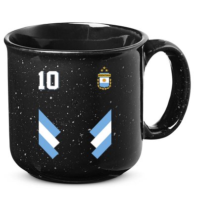 Pro Soccer Specialists Lionel #10 Argentina Jersey Soccer 15oz Campfire Ceramic Mug