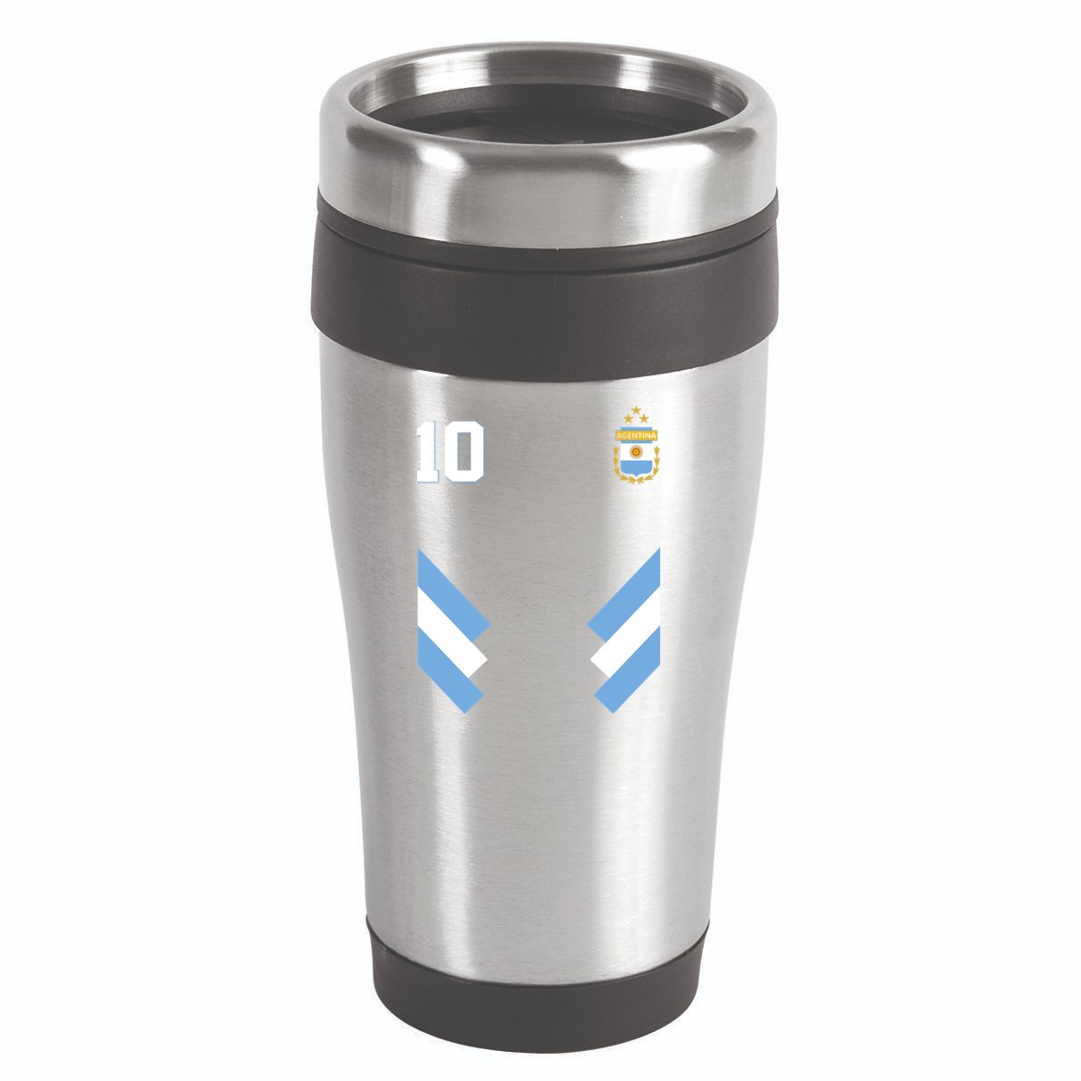 Pro Soccer Specialists Lionel #10 Argentina Jersey Soccer 16oz Travel Tumbler