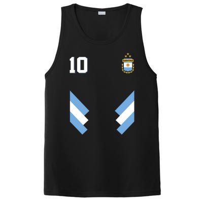 Pro Soccer Specialists Lionel #10 Argentina Jersey Soccer PosiCharge Competitor Tank