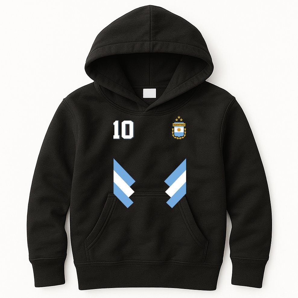 Pro Soccer Specialists Lionel #10 Argentina Jersey Soccer Kids Hoodie