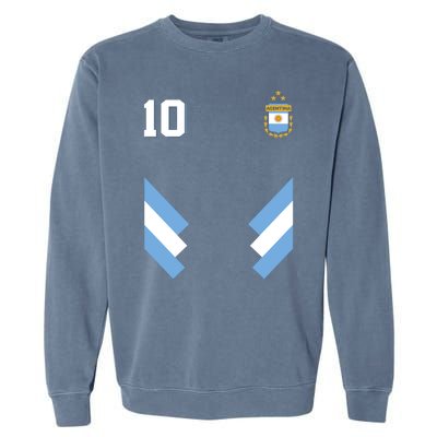 Pro Soccer Specialists Lionel #10 Argentina Jersey Soccer Garment-Dyed Sweatshirt