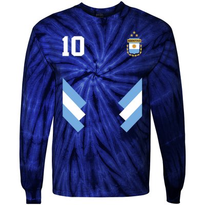 Pro Soccer Specialists Lionel #10 Argentina Jersey Soccer Tie-Dye Long Sleeve Shirt