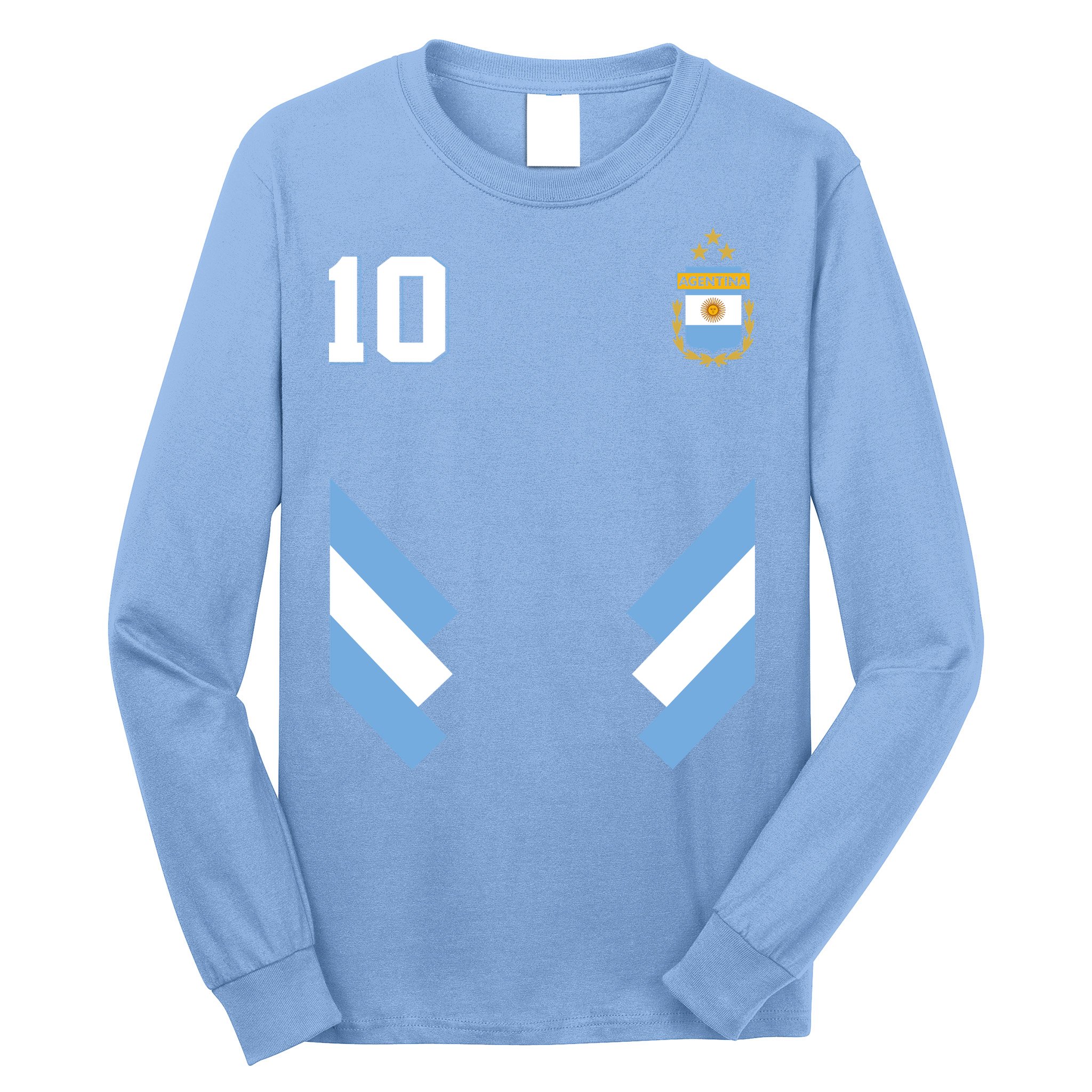 Pro Soccer Specialists Lionel #10 Argentina Jersey Soccer Long Sleeve Shirt