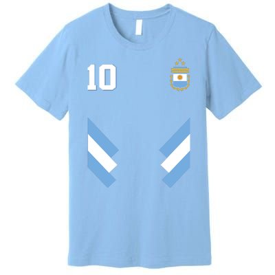 Pro Soccer Specialists Lionel #10 Argentina Jersey Soccer Premium T-Shirt