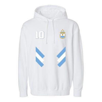 Pro Soccer Specialists Lionel #10 Argentina Jersey Soccer Garment-Dyed Fleece Hoodie