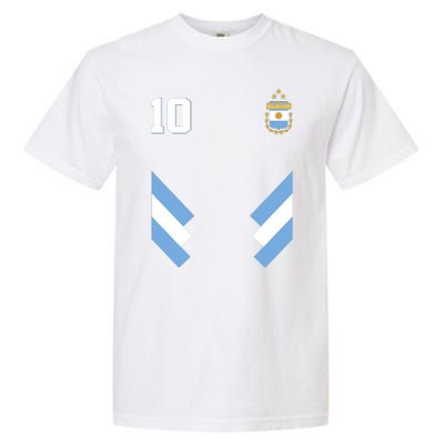 Pro Soccer Specialists Lionel #10 Argentina Jersey Soccer Garment-Dyed Heavyweight T-Shirt