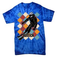 Patrick Skiing Slopes Vintage Skier Name Funny Gift Tie-Dye T-Shirt