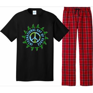 Peace Sign Symbol Peace Ll Peace And Love We Need Peace Funny Gift Pajama Set