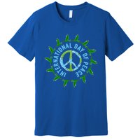 Peace Sign Symbol Peace Ll Peace And Love We Need Peace Funny Gift Premium T-Shirt