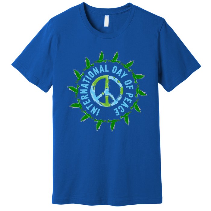 Peace Sign Symbol Peace Ll Peace And Love We Need Peace Funny Gift Premium T-Shirt