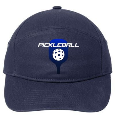 Pickleball Stylish Simple Pickleball Cute Gift 7-Panel Snapback Hat