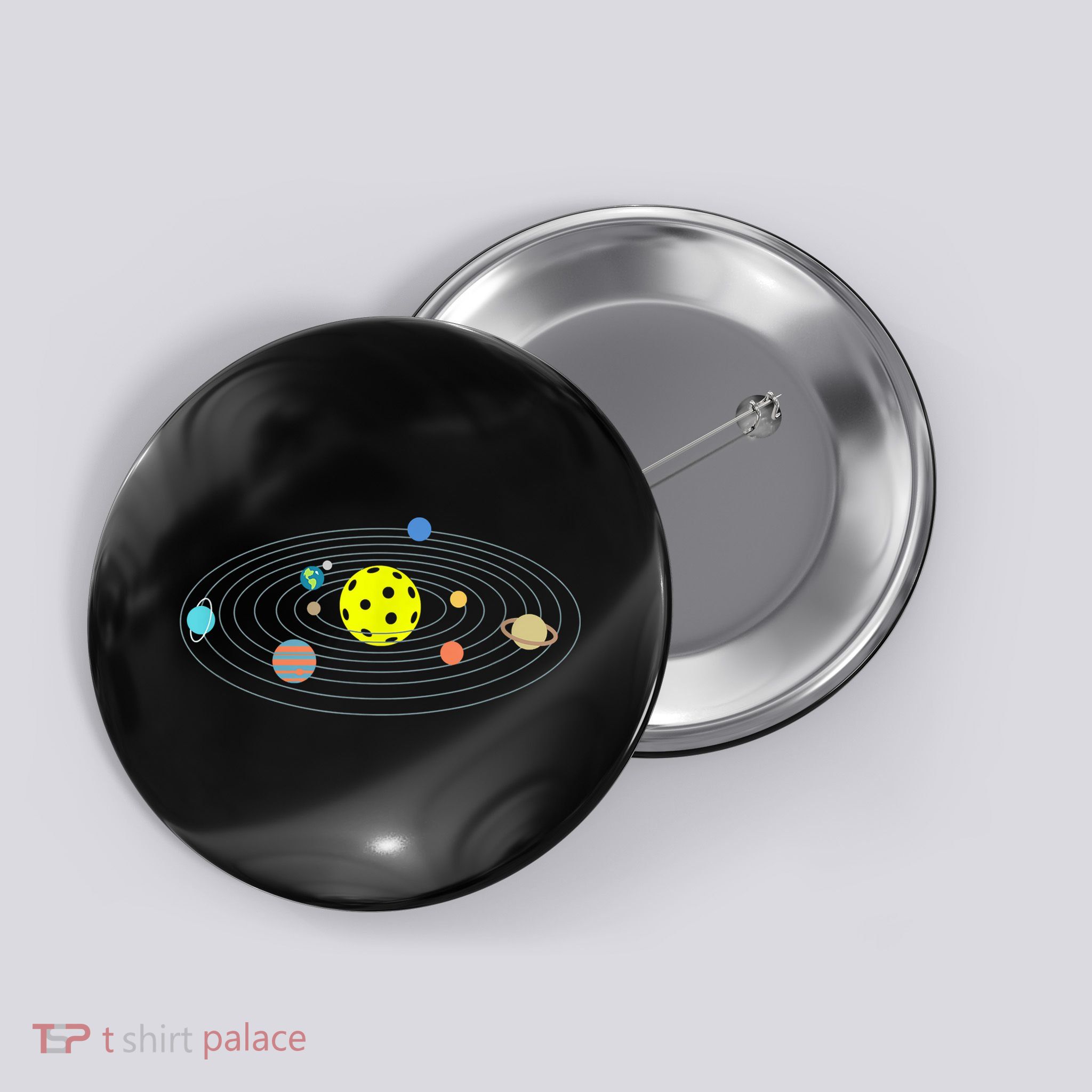 Pickleball Solar System Button