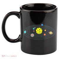 Pickleball Solar System 11oz C Handle Ceramic Mug