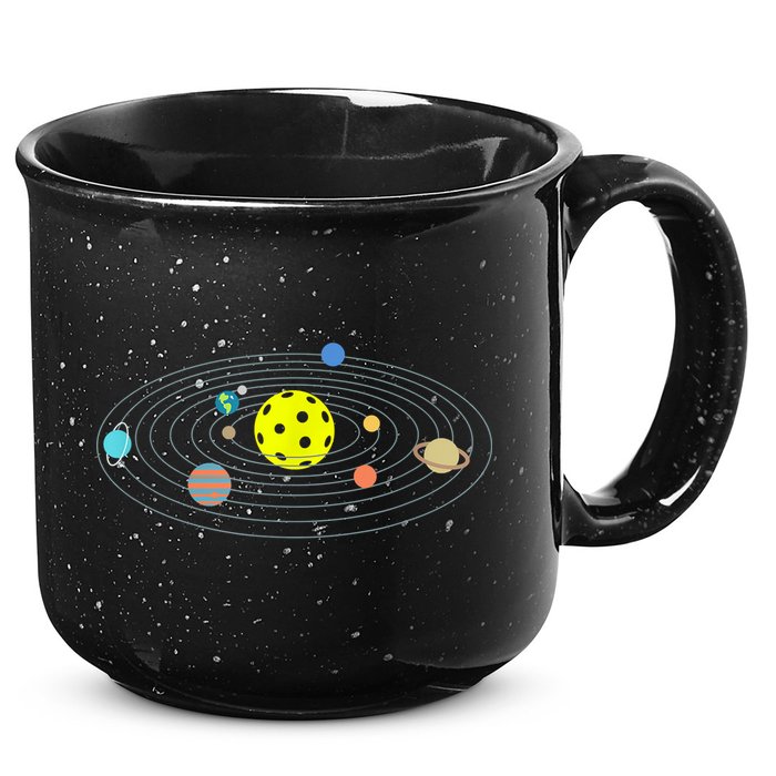 Pickleball Solar System 15oz Campfire Ceramic Mug