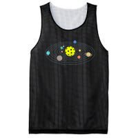 Pickleball Solar System Mesh Reversible Basketball Jersey Tank