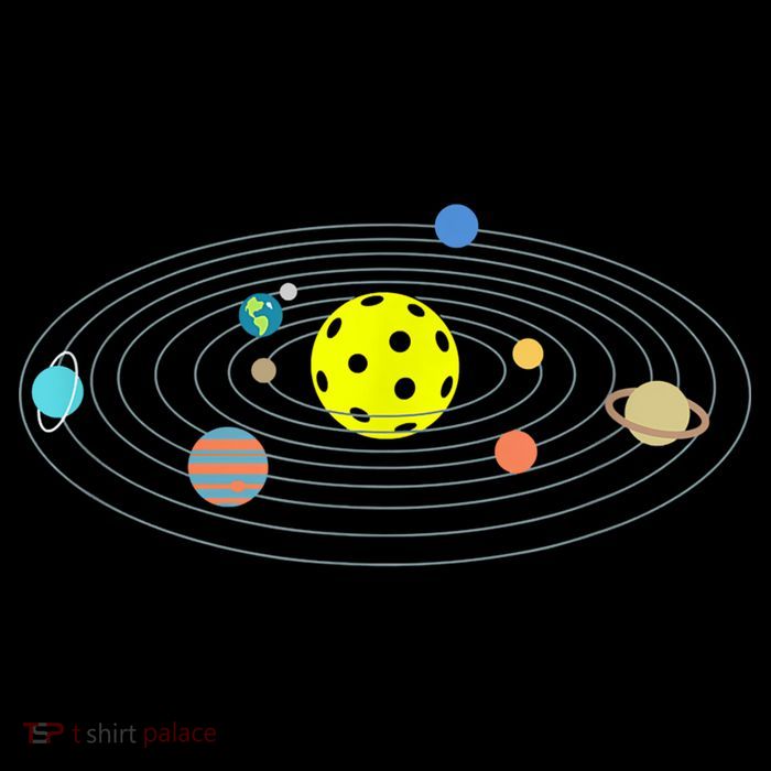 Pickleball Solar System Premium T-Shirt