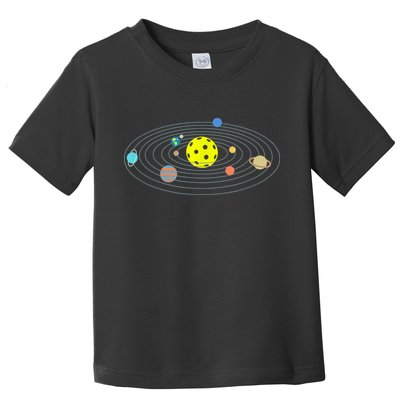Pickleball Solar System Toddler T-Shirt