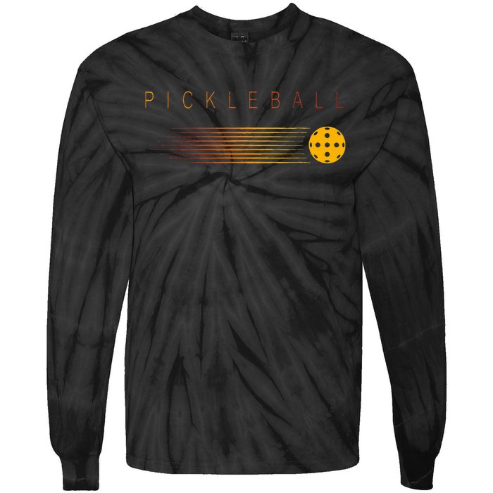 Pickleball Stylish Simple Pickleball Tie-Dye Long Sleeve Shirt