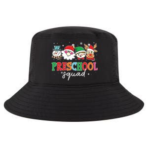 Preschool Squad Santa Reindeer Snowman Teacher Christmas Cool Comfort Performance Bucket Hat