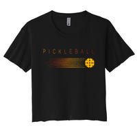 Pickleball Stylish Simple Women's Crop Top Tee