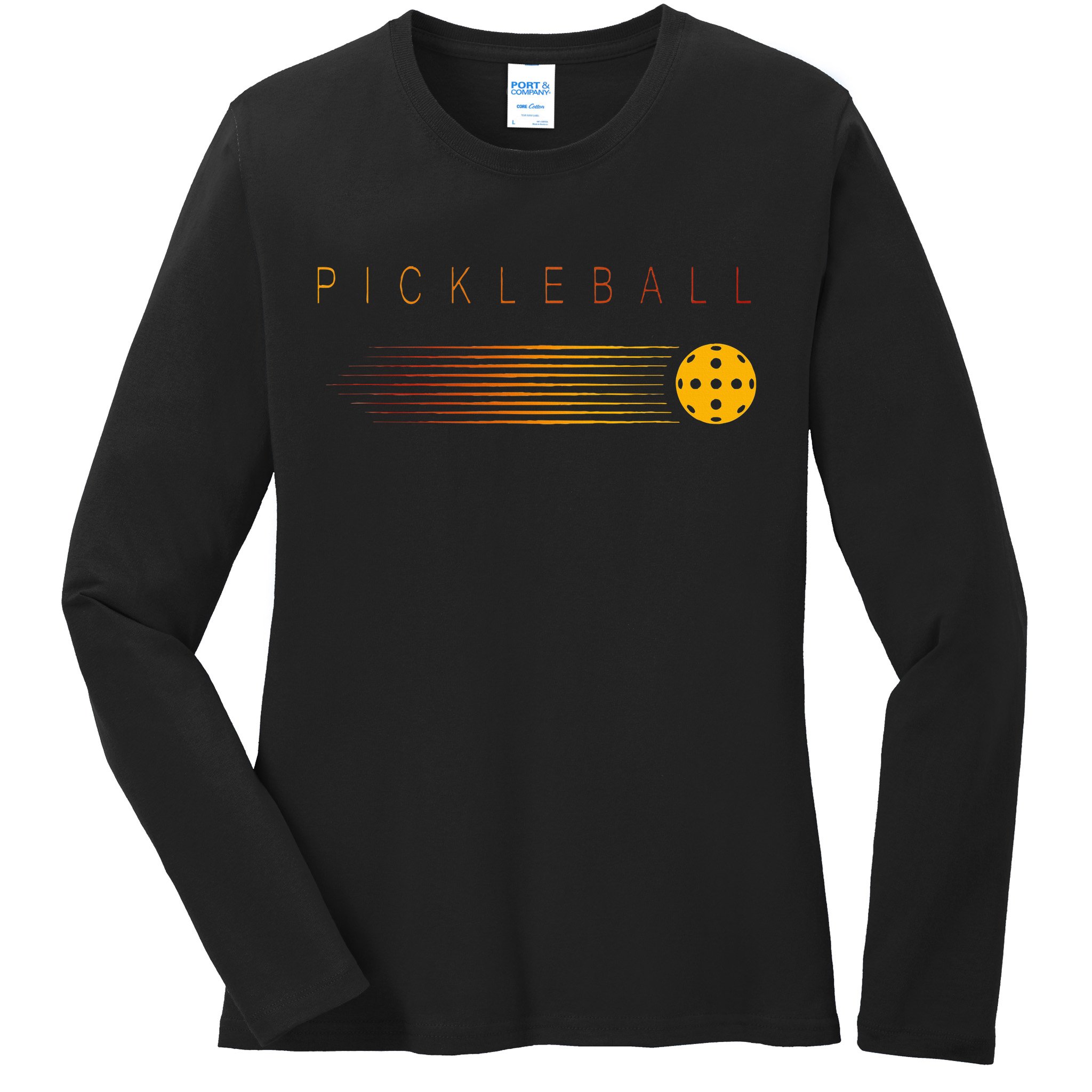 Pickleball Stylish Simple Ladies Long Sleeve Shirt