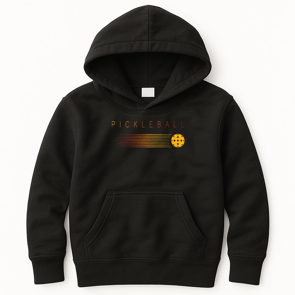 Pickleball Stylish Simple Kids Hoodie