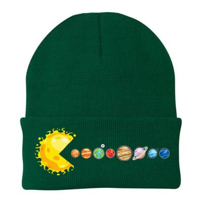 Planetary System Star Eating Planets Sun Funny Astronomy Knit Cap Winter Beanie