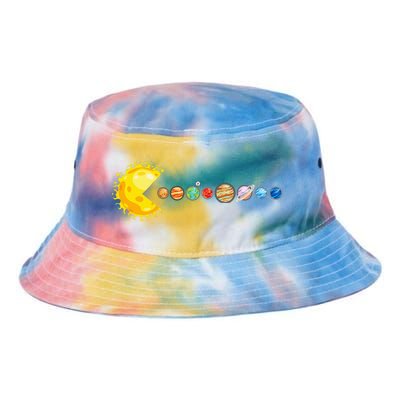 Planetary System Star Eating Planets Sun Funny Astronomy Tie Dye Newport Bucket Hat